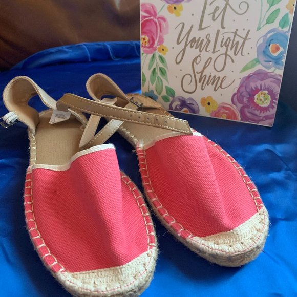 Coral Flat Espadrilles - Picture 1 of 6